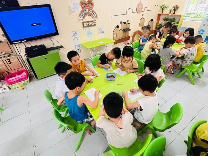 Hình ảnh 2 Trường Mầm Non Sao Mai - Góc vui chơi ngoài trời an toàn, giúp trẻ phát triển thể chất và gần gũi với thiên nhiên