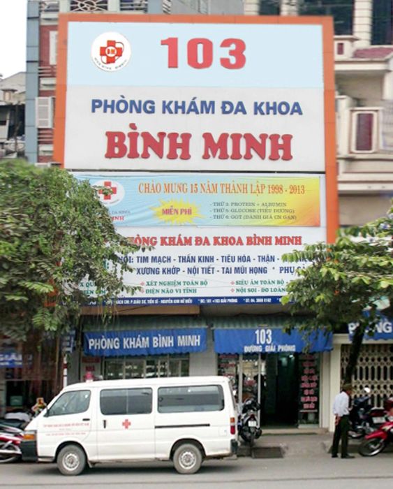 Phòng khám Đa khoa Bình Minh - Hình ảnh cơ sở vật chất tiêu chuẩn