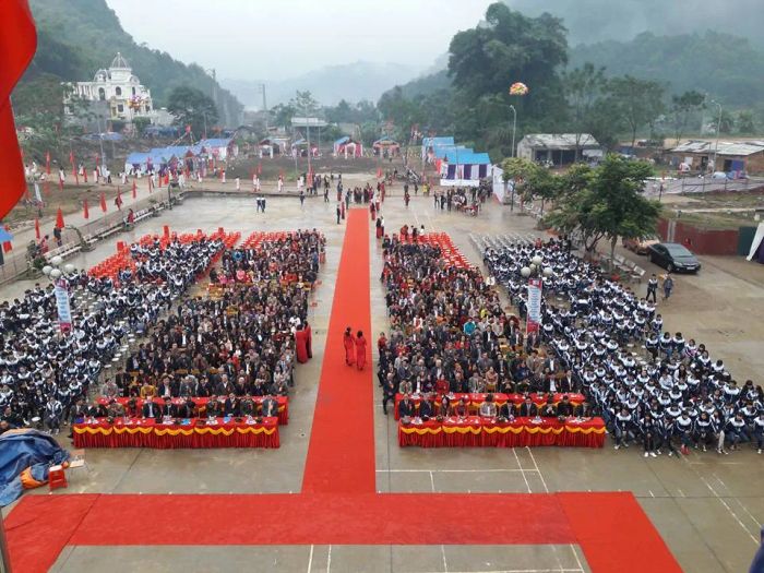 Hình ảnh toàn cảnh Trường THPT Chợ Đồn