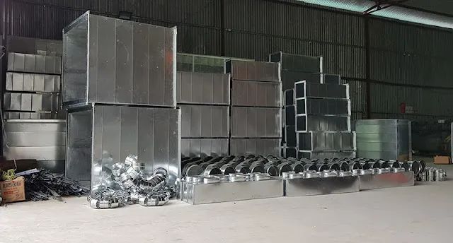 Hình ảnh thực tế thi công hệ thống thông gió - Công Ty TNHH Thương Mại, Sản Xuất Và Xây Lắp KAIYO Việt Nam - Minh chứng cho quy trình làm việc chuyên nghiệp và chất lượng vượt trội.