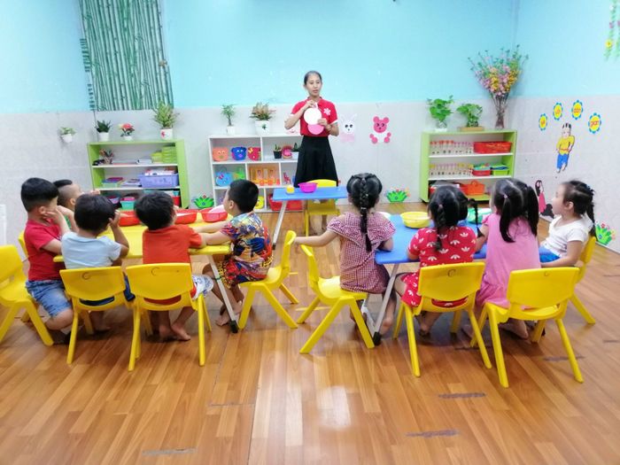 Hoạt động vui chơi sáng tạo tại Mầm non Mỹ Sài Gòn