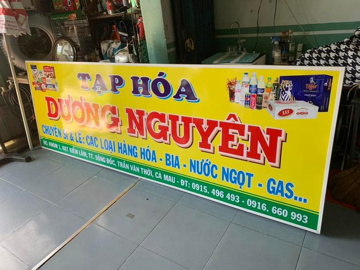 Thiết kế biển quảng cáo ấn tượng từ Minh Phúc