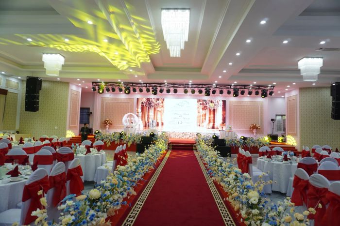 Không gian tiệc cưới lộng lẫy tại Đại Nam