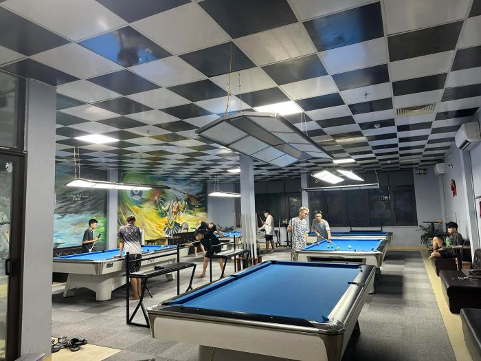 Không gian sang trọng tại Victory Billiards Club