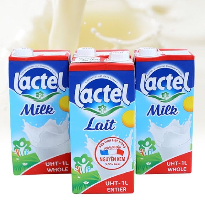 Hình ảnh Sữa tươi nguyên kem Lactel Pháp - Vẻ đẹp thuần khiết từ châu Âu