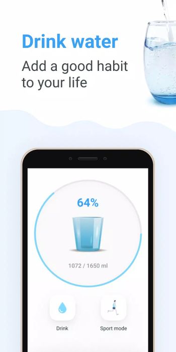 Hình ảnh minh họa tính năng Water Reminder