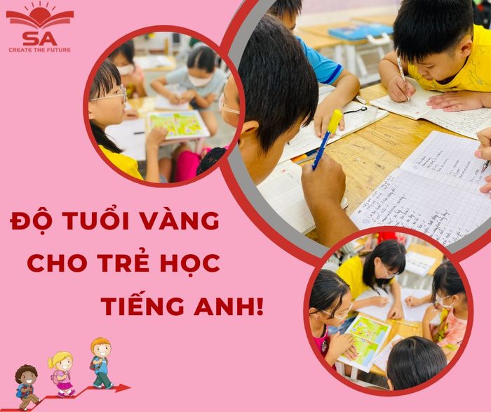 Anh Ngữ SA - Hình ảnh học viên tương tác trong giờ học sôi động