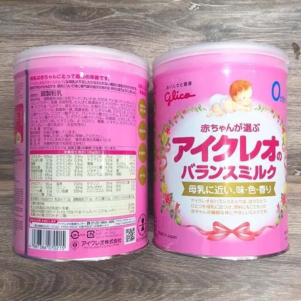 Hình ảnh chính hãng Sữa Glico Icreo Số 0