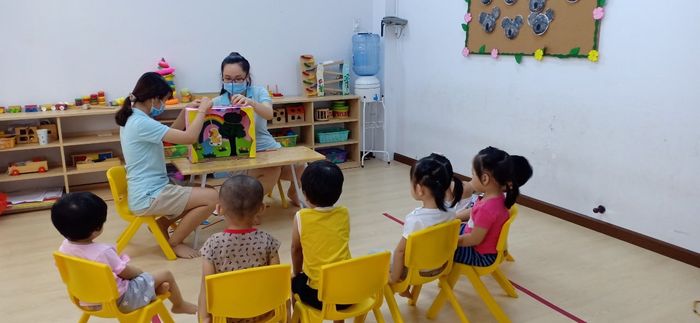 Những khoảnh khắc vui học đáng yêu của các bé tại Trường Mầm Non Bước Chân Đầu Tiên