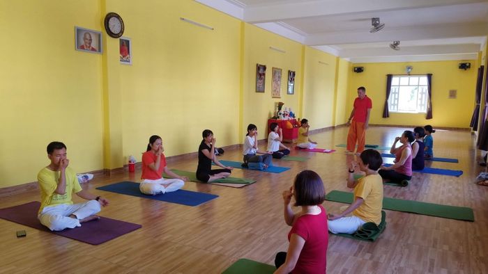 Hình ảnh lớp học Sivananda Yoga - Dòng chảy năng lượng tập thể