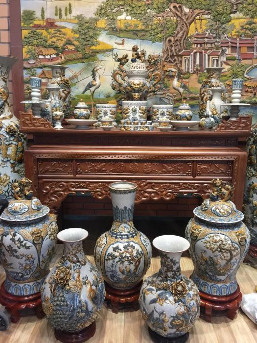 Đồ Thờ Đồng Gốm Sứ Chiến Lài - Hình ảnh 2