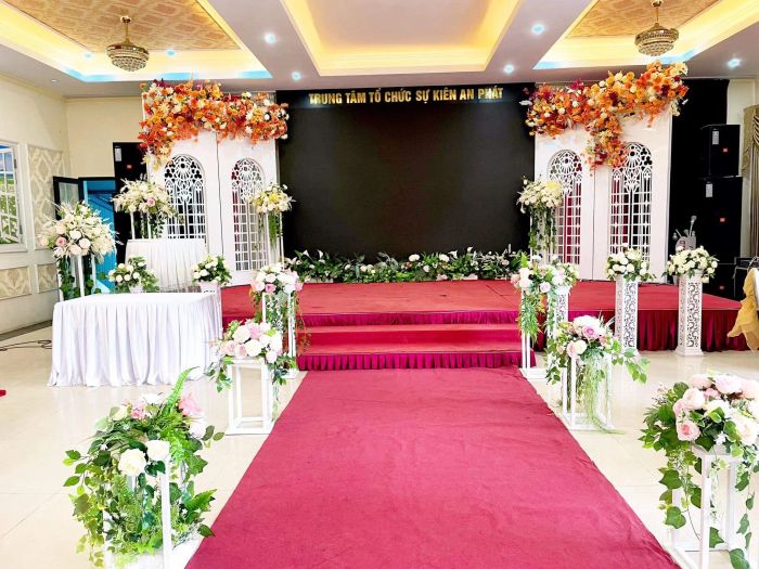 Khu vực tổ chức tiệc ngoài trời lãng mạn tại An Phát