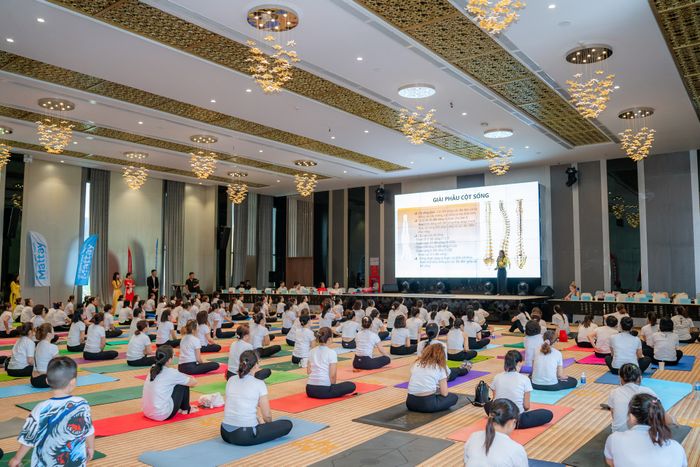 Hình ảnh không gian tập luyện tại Yoga Quang Trung