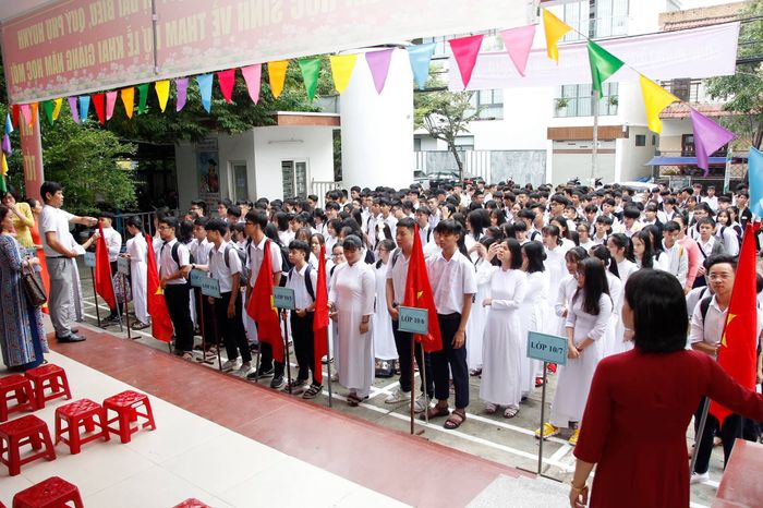 Không gian xanh mát tại THCS Hiển Nhân