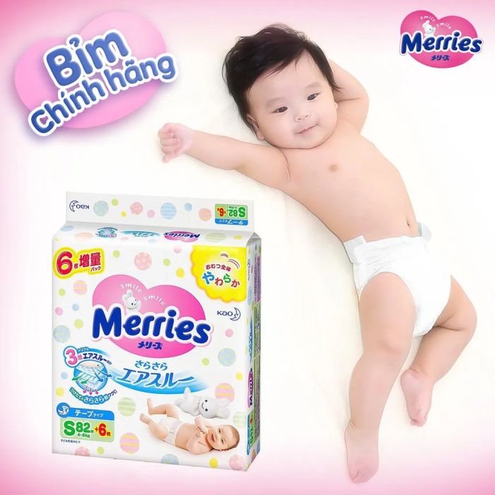 Hình ảnh bỉm Merries 1