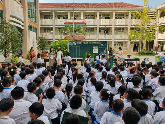 Những khoảnh khắc học tập và vui chơi đáng nhớ tại Trường Tiểu học Bến Tre