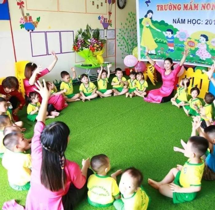 Không gian học tập tràn ngập tiếng cười tại Mầm non Chích Bông