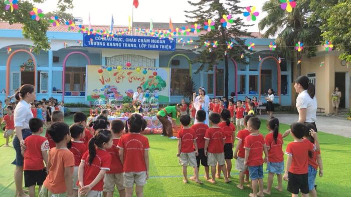 Khoảnh khắc tỏa sáng - Những thiên thần nhỏ tại Trường MN CHÂU SƠN