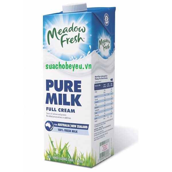 Hình ảnh Sữa tươi nguyên kem Meadow Fresh - Góc nhìn chân thực