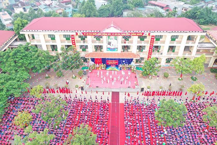 Không gian xanh mát tại Trường Tiểu học Bắc Cường