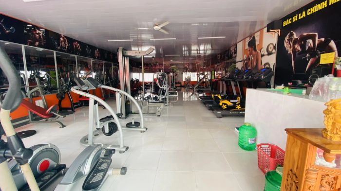 Không gian tập luyện hiện đại tại Gym Duy Tân