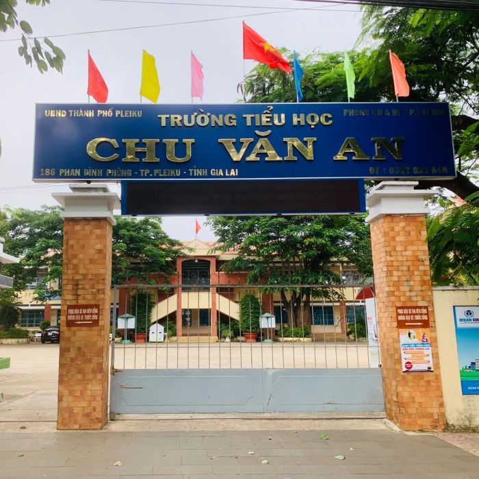 Cơ sở vật chất hiện đại và không gian học tập sáng tạo tại Trường Tiểu học Chu Văn An