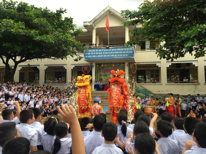 Không gian học tập lý tưởng với đầy đủ tiện nghi tại Trường tiểu học Trần Quốc Toản
