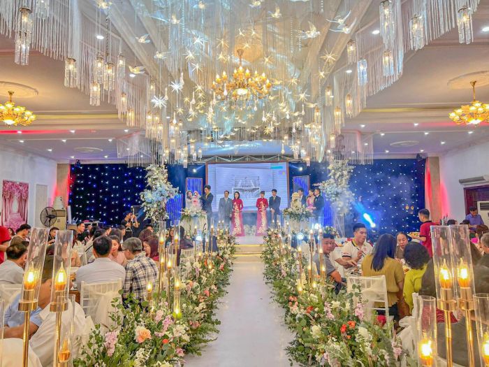 Không gian tiệc cưới sang trọng tại Nhà Hàng Ánh Tuyết