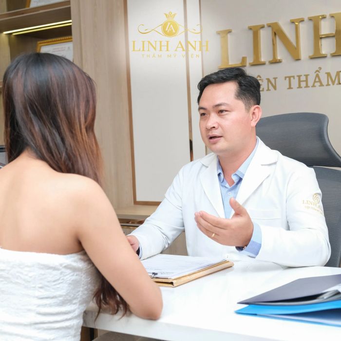Không gian sang trọng đạt chuẩn 5 sao tại Viện Thẩm Mỹ Linh Anh