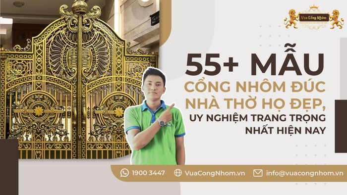 Bộ sưu tập hình ảnh cổng nhôm đúc đẳng cấp từ Vua Cổng Nhôm - Ảnh 1