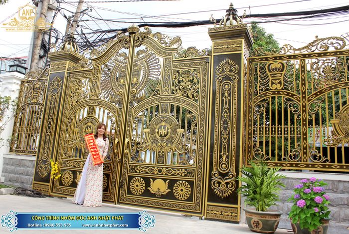 Bộ sưu tập hình ảnh ấn tượng về cổng nhôm đúc cao cấp từ ANP