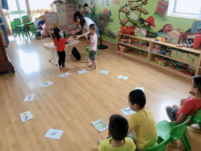 Không gian học tập đầy màu sắc tại Mầm non BABY STAR