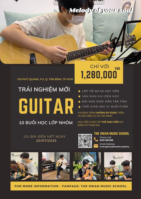 Góc sáng tạo đầy cảm hứng tại The Swan Music School