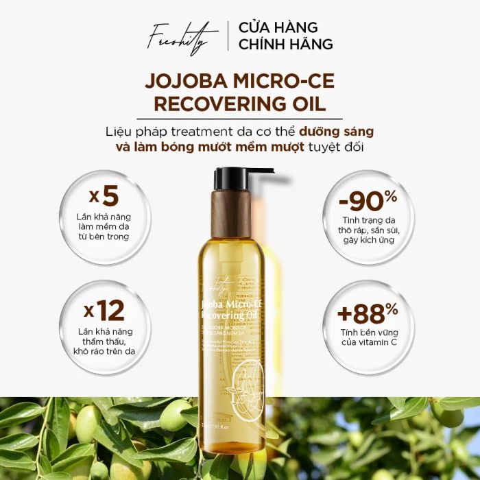 Bộ sưu tập hình ảnh dầu dưỡng Jojoba Freshity cao cấp