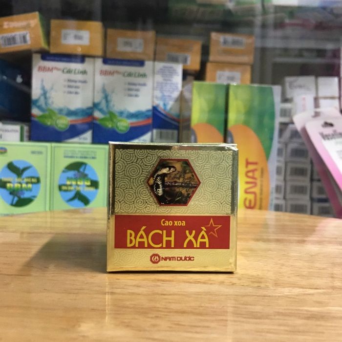 Hình ảnh bao bì và kết cấu Cao Xoa Bách Xà Nam Dược