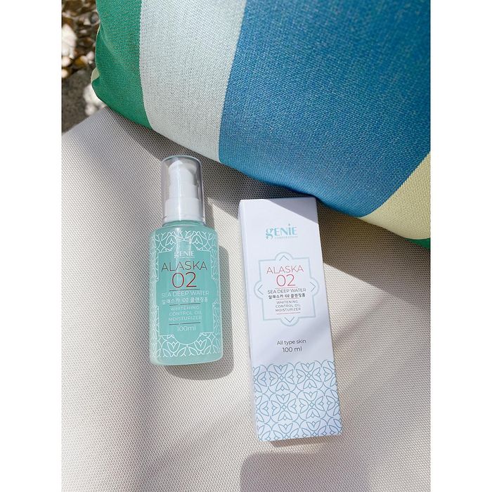 Hình ảnh thực tế Sữa Rửa Mặt Genie Alaska O2 Sea Deep Water (ảnh 1)