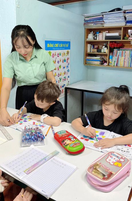 Không gian học tập tại Lớp tiền Tiểu học Cô Hương