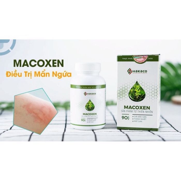 Hình ảnh chân thực Viên Uống Macoxen