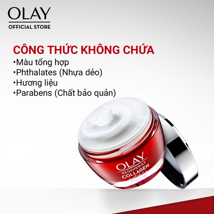 Hình ảnh thực tế kem dưỡng Olay Collagen Peptide 24