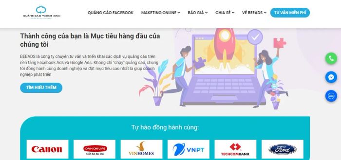 Hình ảnh đội ngũ chuyên gia sáng tạo tại Bee Ads