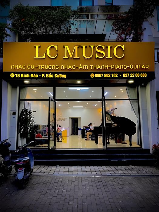 Hình ảnh không gian đào tạo chuyên nghiệp tại LC Music