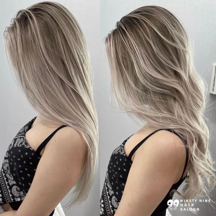 Hình ảnh thực tế về phong cách làm việc tỉ mỉ của các stylist tại hair saloon 99 (Nguồn: hair saloon 99)