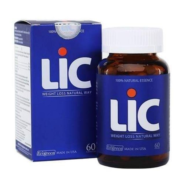 Hình ảnh thực tế viên giảm cân LIC - thiết kế tinh tế