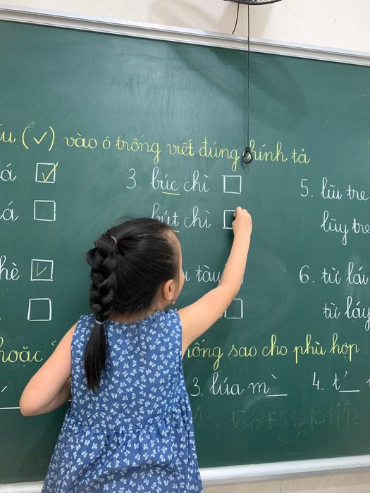 Hoạt động học tập sôi nổi tại Trung tâm Sao Việt
