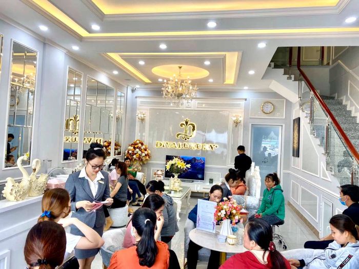 Hình ảnh thực tế về công nghệ triệt lông tại Viện thẩm mỹ Diva