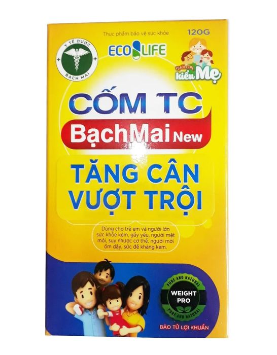 Hình ảnh bao bì cốm TC Bạch Mai New