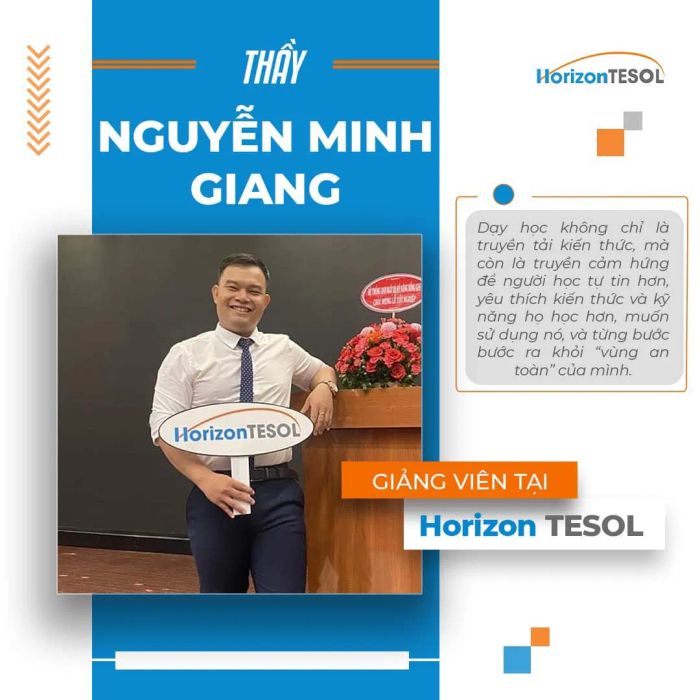 Hình ảnh thực tế lớp học TESOL tại Horizon
