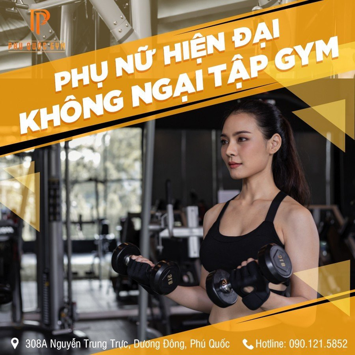 Hình ảnh không gian tập luyện sang trọng tại Phú Quốc Gym & Yoga