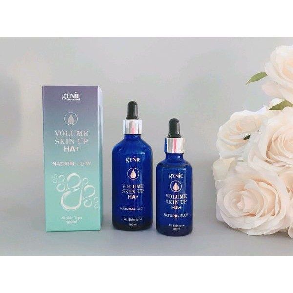 Bộ ảnh minh họa Serum Genie Natural Glow - Dưỡng chất vàng cho làn da rạng rỡ