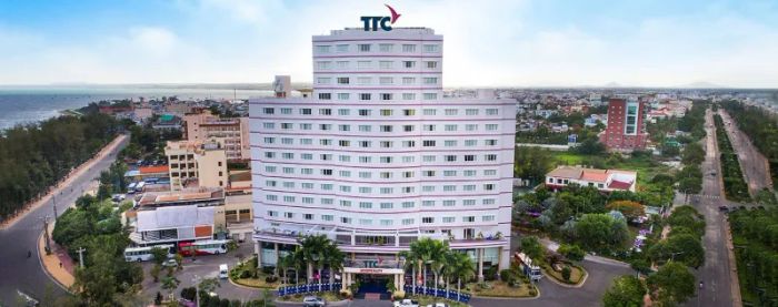 Hình ảnh ấn tượng về kiến trúc TTC HOTEL